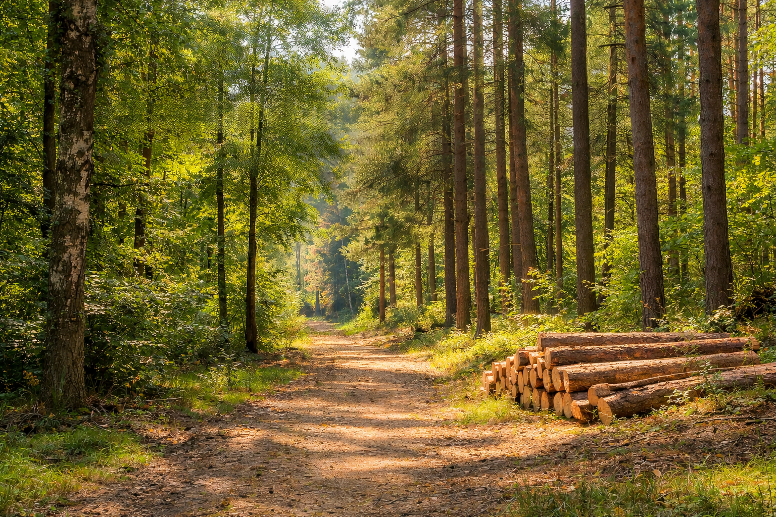 Parcelle boisée saine et bien entretenue dans les Pyrénées-Orientales